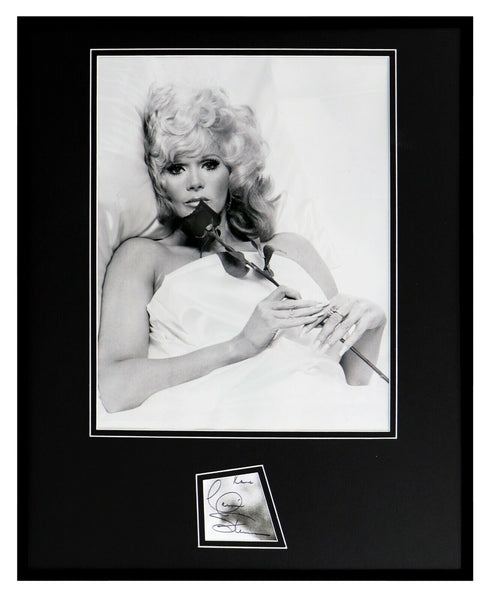 Connie Stevens Signed Framed 16x20 Photo Display JSA 