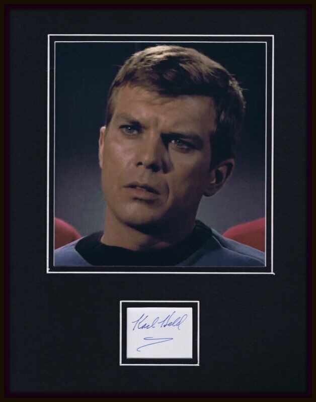 Karl Held Signed Framed 11x14 Photo Display Star Trek