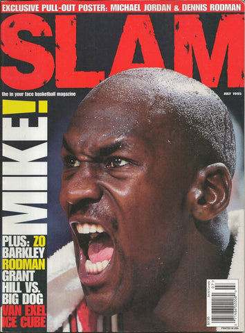 ORIGINAL Vintage July 1995 Slam Magazine #6 Michael Jordan 