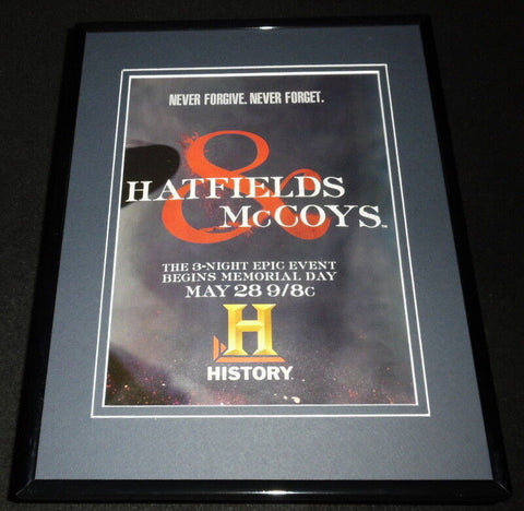 Hatfields & McCoys 2012 History 11x14 Framed ORIGINAL Advertisement B Paxton