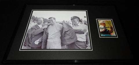 Gay Brewer Signed Framed 11x17 Photo Display w/ Jack Nicklaus Masters