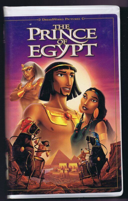 Prince of Egypt VINTAGE VHS Clamshell Val Kilmer Michelle Pfeiffer Sandra Bulloc