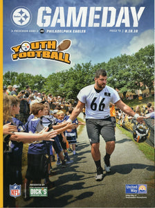 Aug 18 2016 Philadelphia Eagles Pittsburgh Steelers Program 