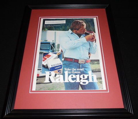 1984 Raleigh Cigarettes Framed 11x14 ORIGINAL Vintage Advertisement 