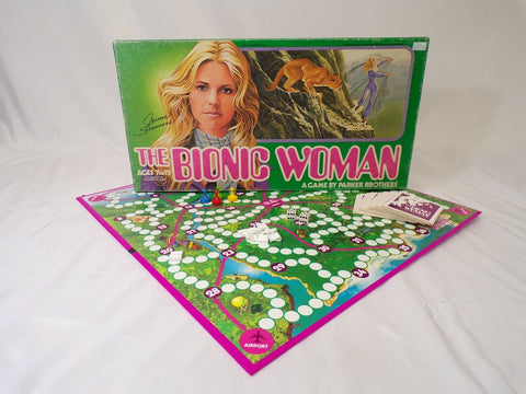 ORIGINAL Vintage 1976 Parker Brothers Bionic Woman Board Game