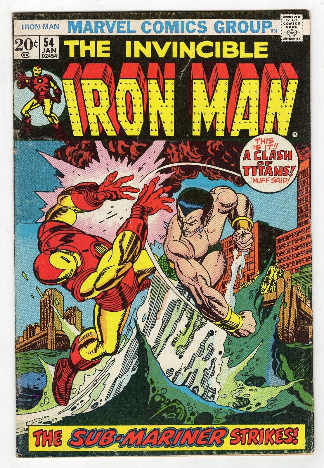 Iron Man #54 VINTAGE 1973 Marvel Comics 1st Moondragon