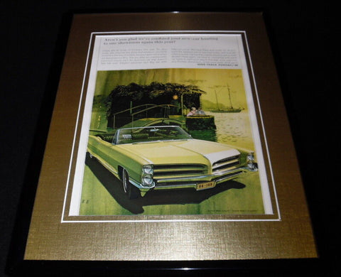 1966 Pontiac Wide-Track Framed 11x14 ORIGINAL Vintage Advertisement 