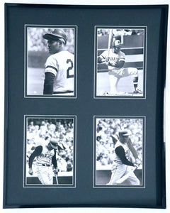 Roberto Clemente Framed 16x20 At Bat Photo Display Pirates