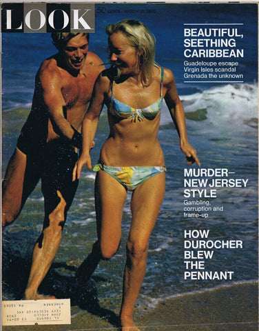 ORIGINAL Vintage March 10 1970 Look Magazine Bikini Cover