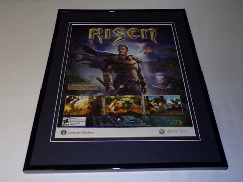 Risen 2009 XBox Framed 11x14 ORIGINAL Advertisement