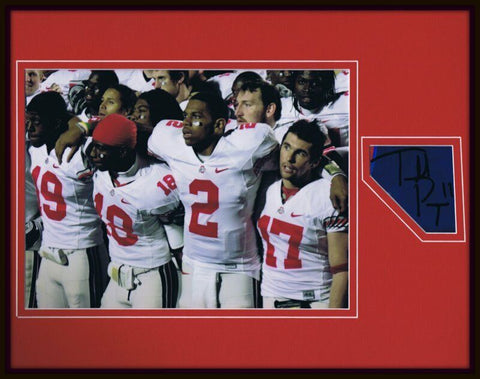 Terrelle Pryor Signed Framed 11x14 Photo Display Ohio State Raiders Jeannette