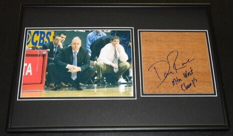 Dave Rose Signed Framed 12x18 Floorboard + Photo Display BYU Mountain West Champ