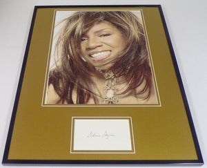 Gloria Gaynor Signed Framed 16x20 Photo Poster Display 