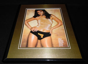 Jamie Lynn Sigler 2001 Framed 11x14 Lingerie Photo Display Sopranos Meadow