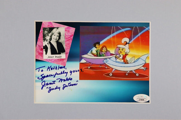 Janet Waldo Signed Framed 12x18 Jetsons Poster Display JSA Judy Jetson Inscript