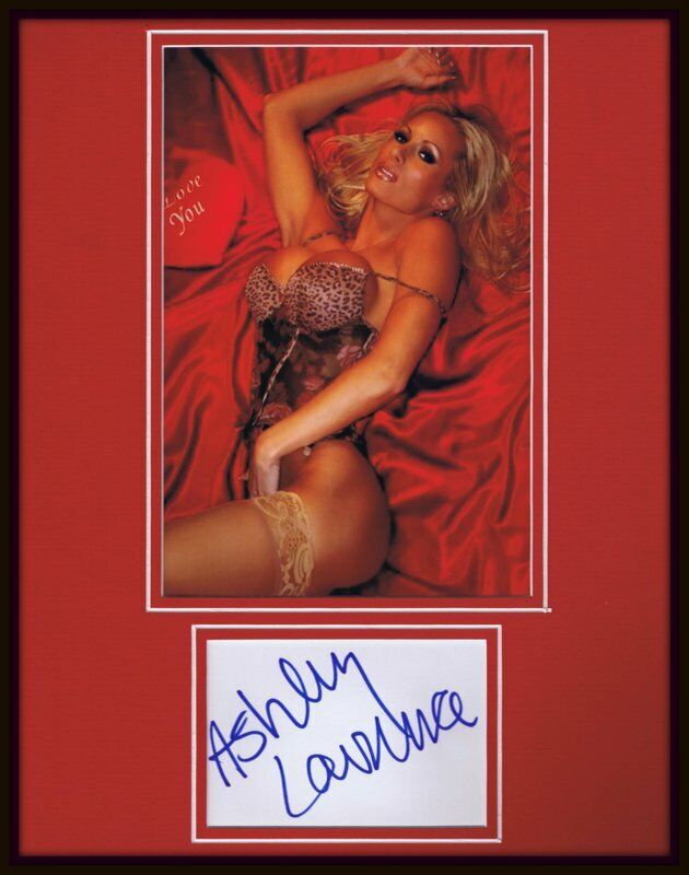 Ashley Lawrence Signed Framed 11x14 Photo Display JSA