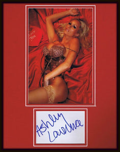 Ashley Lawrence Signed Framed 11x14 Photo Display JSA