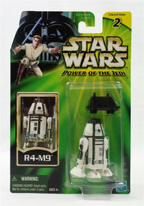 VINTAGE SEALED 2001 Star Wars Power of the Jedi R4-M9 Action Figure