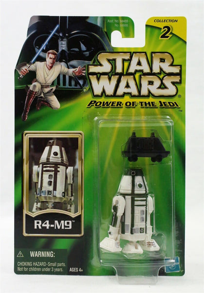 VINTAGE SEALED 2001 Star Wars Power of the Jedi R4-M9 Action Figure