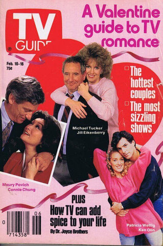 ORIGINAL Vintage Feb 10 1990 TV Guide Magazine No Label Maury Povich