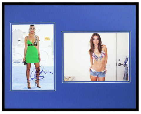 Emily Ratajkowski Signed Framed 16x20 Bikini Photo Display Gone Girl Carl's Jr