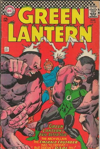 Green Lantern #51 ORIGINAL Vintage 1967 DC Comics 