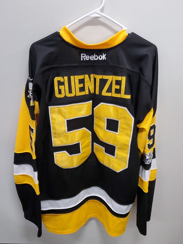 Jake Guentzel 2017 Pittsburgh Penguins Reebok Jersey w/ 50th Patch Size 56