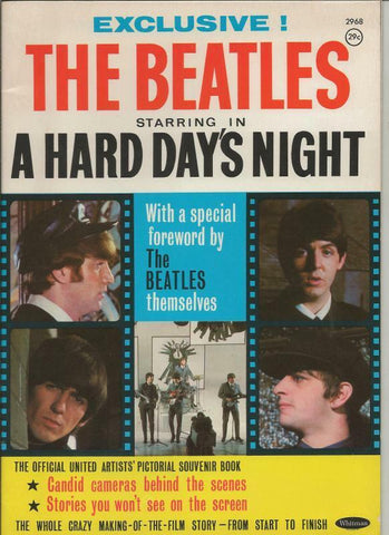 ORIGINAL Vintage 1964 Beatles Hard Day's Night Magazine