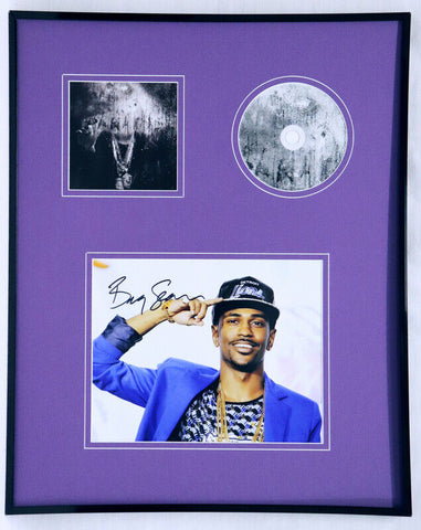 Big Sean Signed Framed 16x20 Photo + Dark Sky Paradise CD Set AW