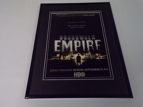 Boardwalk Empire 2010 Premiere HBO Framed 11x14 ORIGINAL Advertisement 