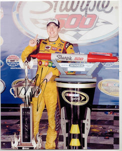 Kyle Busch Signed 8x10 Photo Sharpie 500