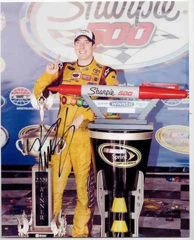 Kyle Busch Signed 8x10 Photo Sharpie 500