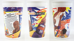 VINTAGE 1993 McDonald's Coke Charles Barkley Suns Large Plastic Cup 