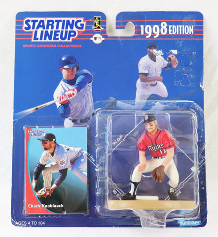 VINTAGE SEALED 1998 Starting Lineup SLU Figure Chuck Knoblauch Twins