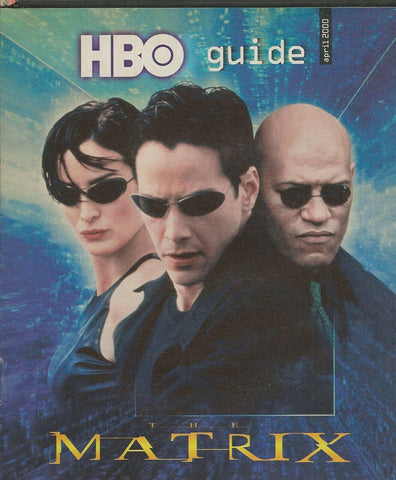 ORIGINAL Vintage Apr 2000 HBO Guide Magazine The Matrix Entrapment