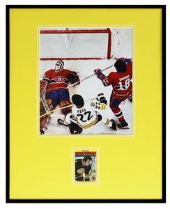 Brad Park Signed Framed 16x20 Overhead Photo Display Bruins