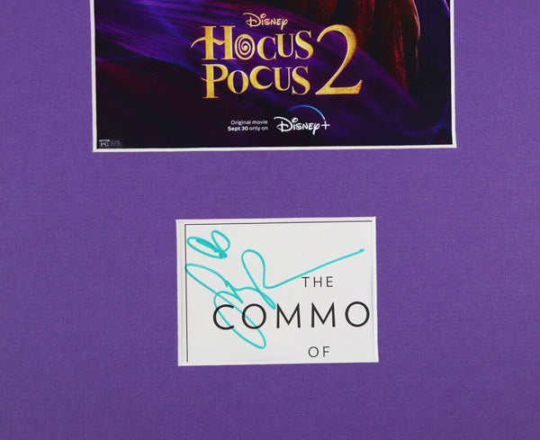 Sarah Jessica Parker Signed Framed 11x17 Hocus Pocus 2 Poster Display