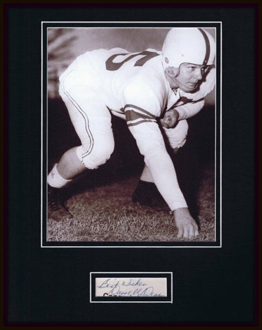 Darrell Dess Signed Framed 11x14 Photo Display Giants Steelers NC State