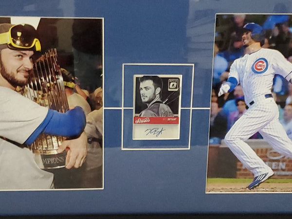 Kris Bryant Cubs World Series Signed Framed Jersey Display PANINI