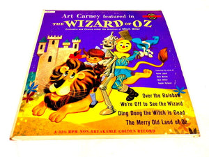 1957 Wizard of Oz LP Vinyl Record Album GLP-13 Art Carney Mitch Miller