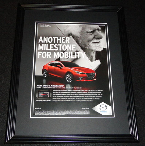 2014 Mazda M3 Framed 11x14 ORIGINAL Advertisement