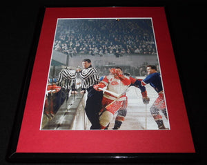 Alex Delvecchio Framed 11x14 Photo Display Red Wings