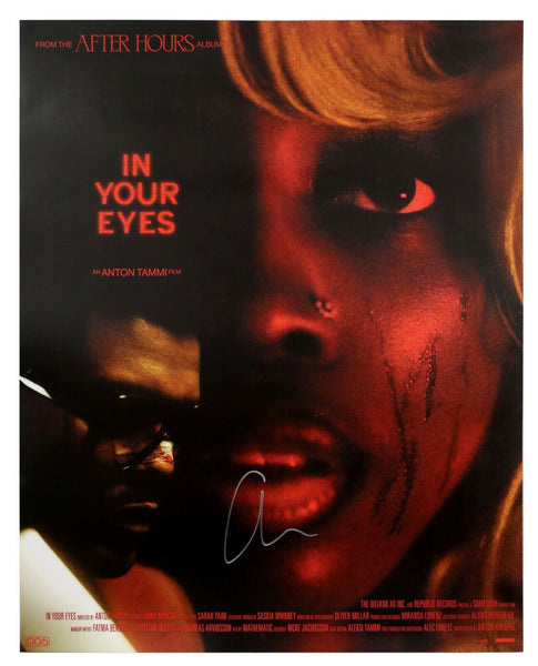 The Weeknd Signed 24x30 In Your Eyes Poster