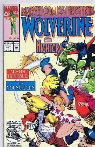 Marvel Comics Presents #107 ORIGINAL Vintage 1992 Marvel Comics Wolverine