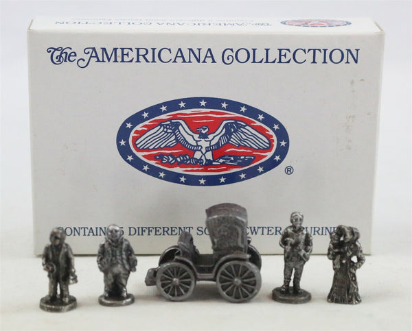 VINTAGE 1994 Liberty Falls Pewter Collection Set of 10 Figurines AH47 + AH48