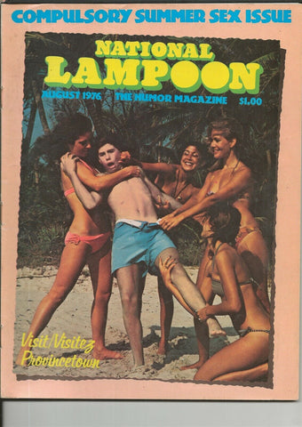 ORIGINAL Vintage Aug 1976 National Lampoon Magazine 