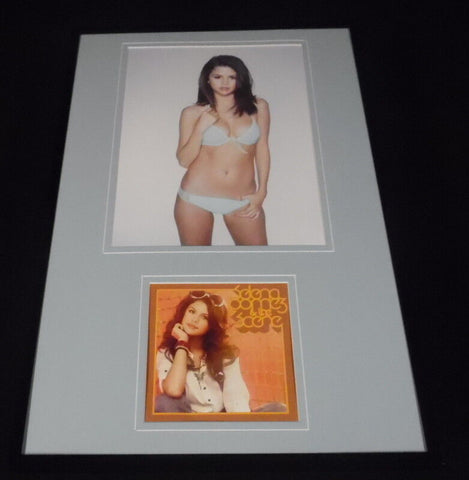 Selena Gomez Framed 12x18 Bikini Photo & The Scene CD Display