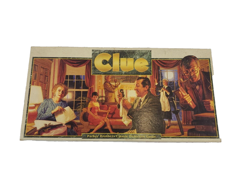 VINTAGE 1986 Parker Brothers Clue Board Game