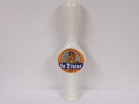 ORIGINAL La Divine Belgian Double Blond Ale Beer Tap Handle RARE!