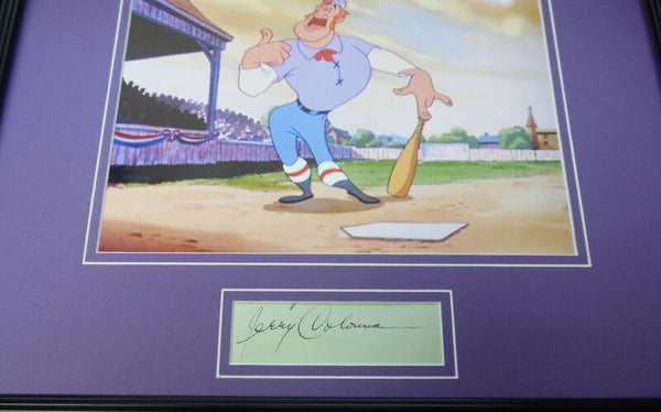 Jerry Colonna Signed Framed Casey at the Bat 16x20 Photo Display 